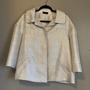 Lane Bryant, size 20, silver lined, long sleeve jacket